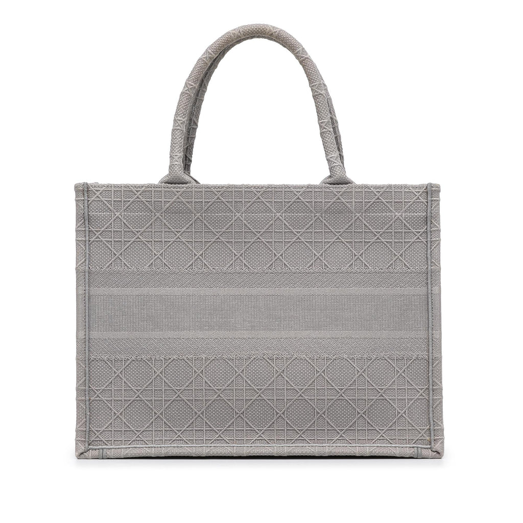 Dior Medium Cannage Embroidered Book Tote (SHG-nY1bZg)