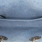 Dior Medium Denim Macrocannage Lady D Joy Satchel (SHG-F26KTq)