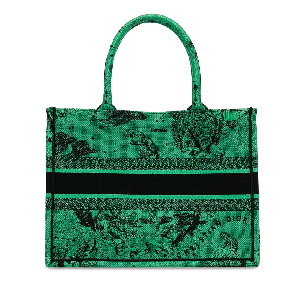 Dior Medium Embroidered Canvas Book Tote (SHG-4wzOJQ)