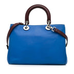 Dior Medium Embroidered Diorissimo Satchel (SHG-iJlPKD)
