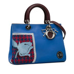 Dior Medium Embroidered Diorissimo Satchel (SHG-iJlPKD)