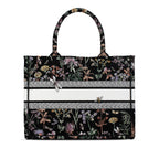 Dior Medium Embroidered Herbarium Book Tote (SHG-kasyJl)