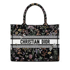 Dior Medium Embroidered Herbarium Book Tote (SHG-kasyJl)