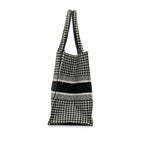 Dior Medium Houndstooth Book Tote (SHG-pPdPtp)