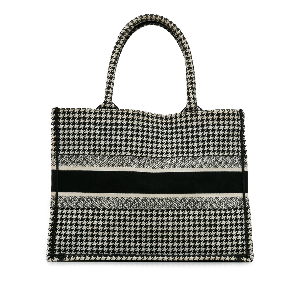 Dior Medium Houndstooth Book Tote (SHG-pPdPtp)