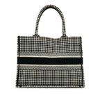 Dior Medium Houndstooth Book Tote (SHG-pPdPtp)