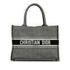 Dior Medium Houndstooth Book Tote (SHG-pPdPtp)