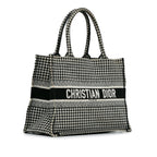 Dior Medium Houndstooth Book Tote (SHG-pPdPtp)