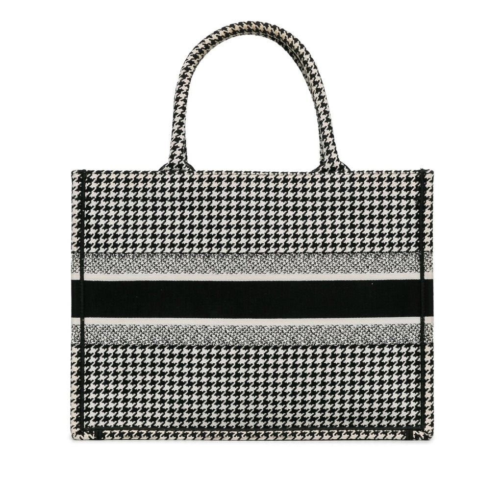 Dior Medium Houndstooth Book Tote (SHG-LsZQ4L)