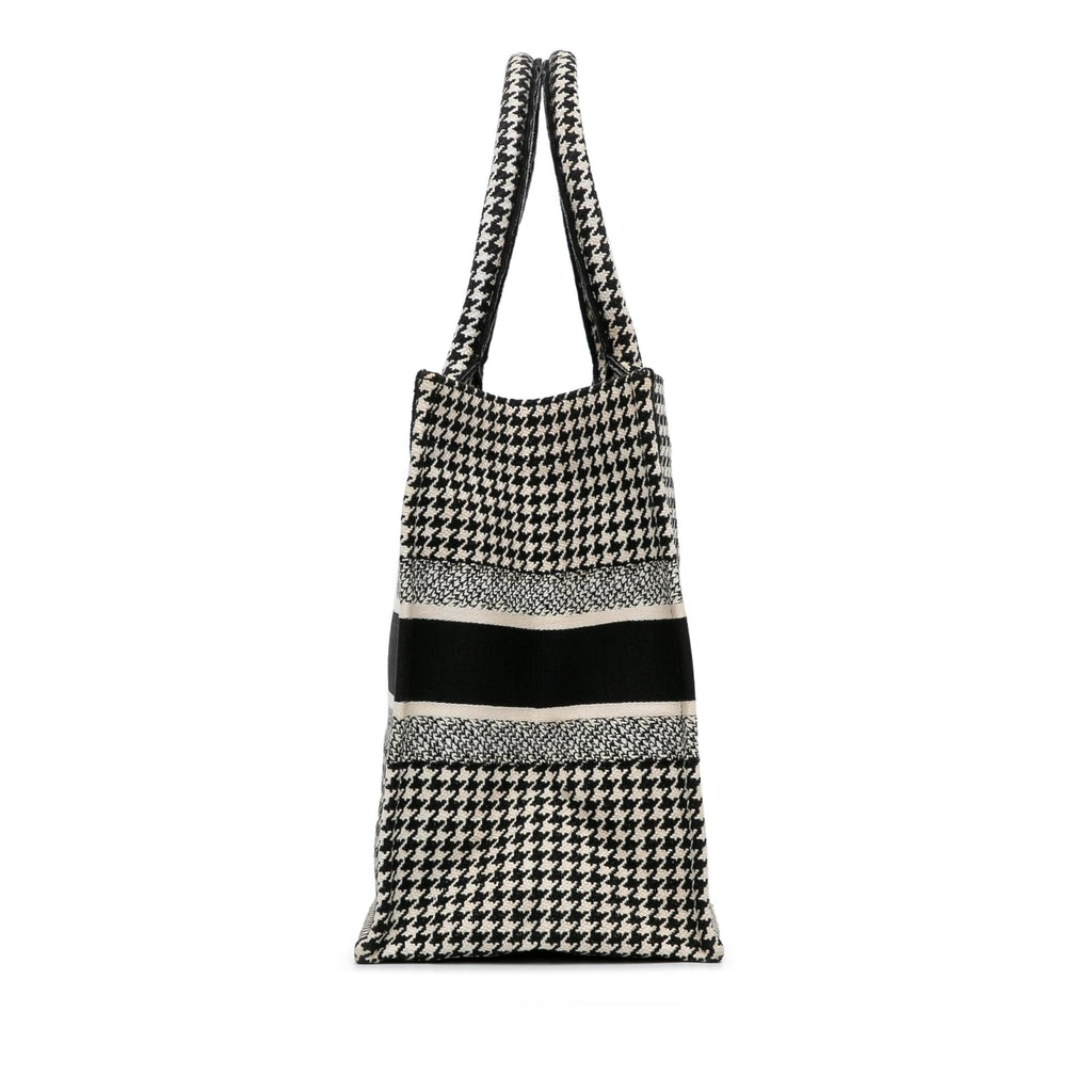 Dior Medium Houndstooth Book Tote (SHG-BUCCPt)