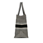 Dior Medium Houndstooth Book Tote (SHG-BUCCPt)