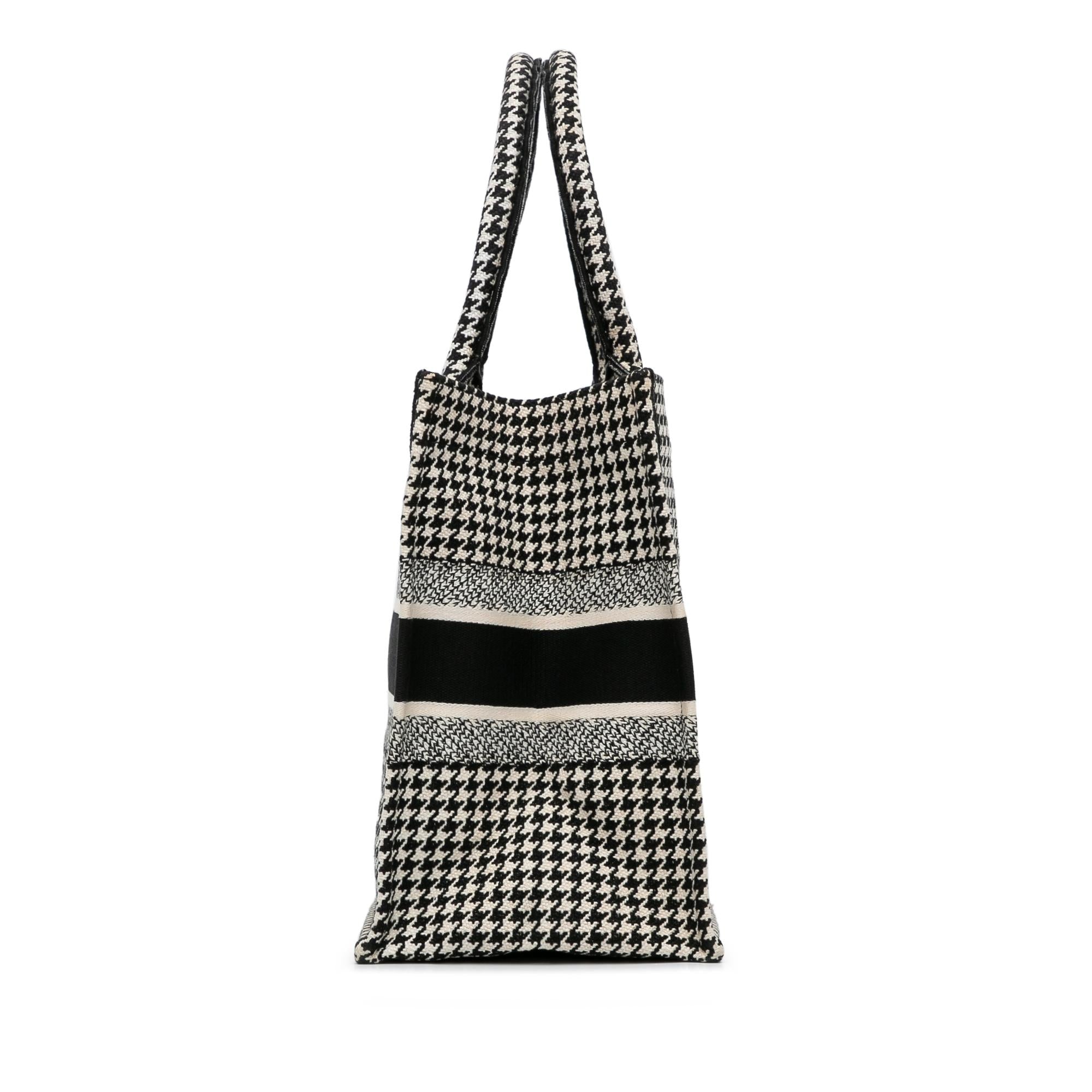 Dior Medium Houndstooth Book Tote (SHG-BUCCPt)