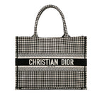 Dior Medium Houndstooth Book Tote (SHG-BUCCPt)