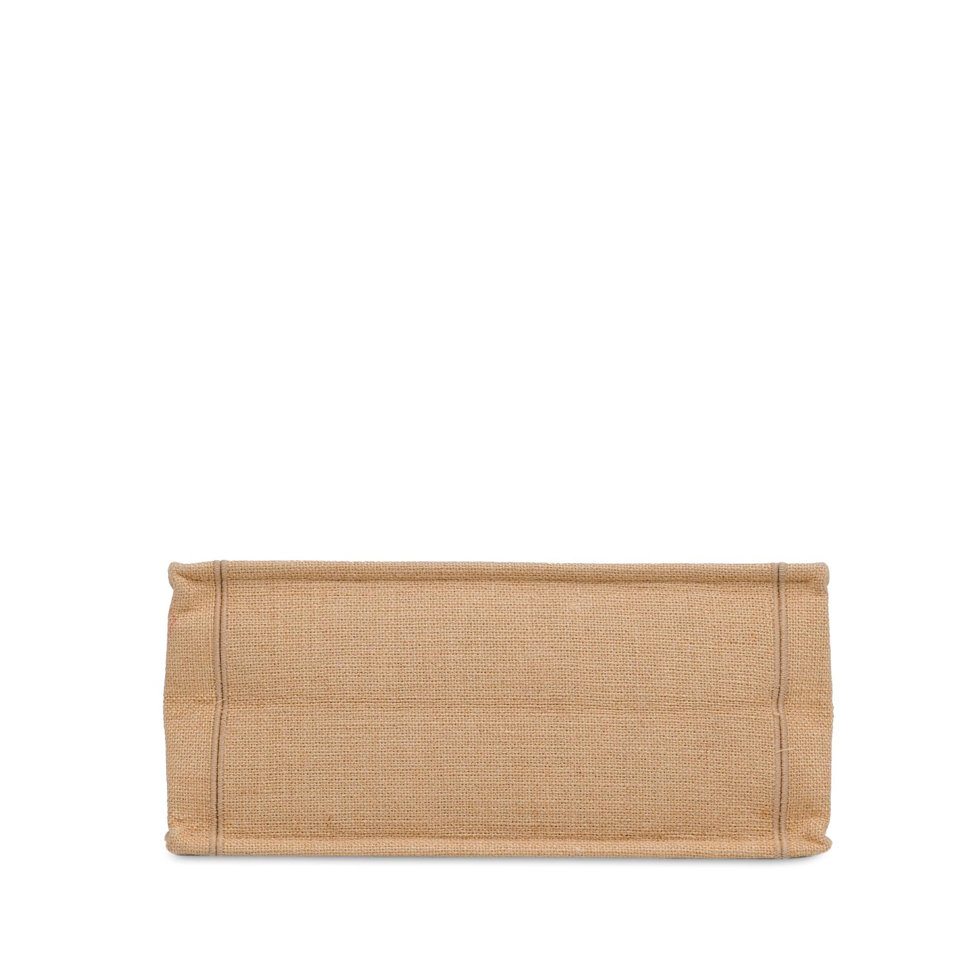 Dior Medium Jute Book Tote (SHG-UjhMOF)