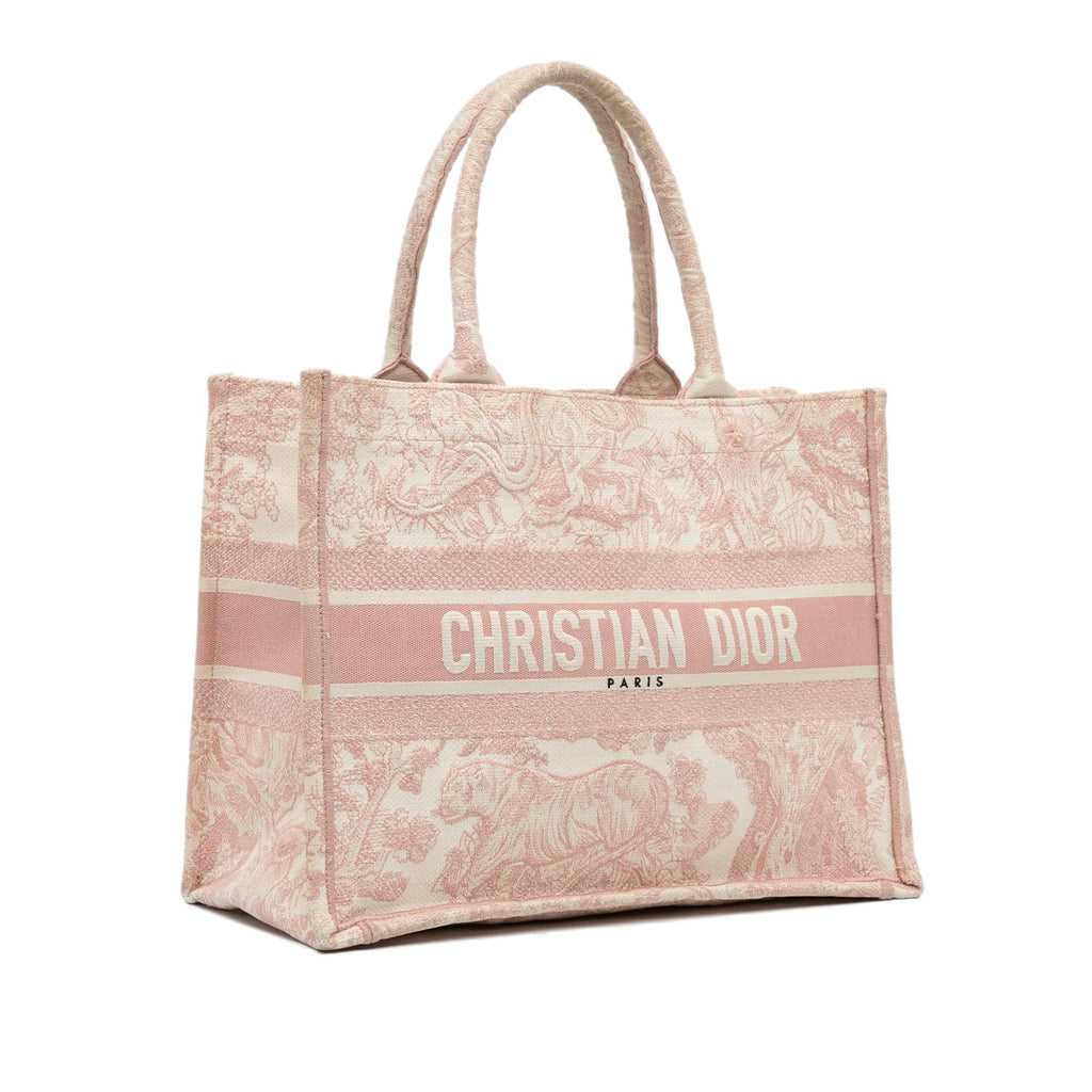 Dior Medium Toile de Jouy Book Tote (SHG-FknGrD)