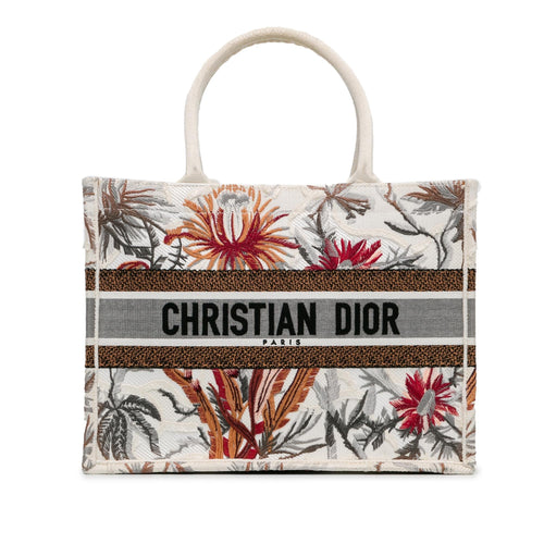 Dior Medium Toile de Jouy Tropicalia Book Tote (SHG-2OSMGq)