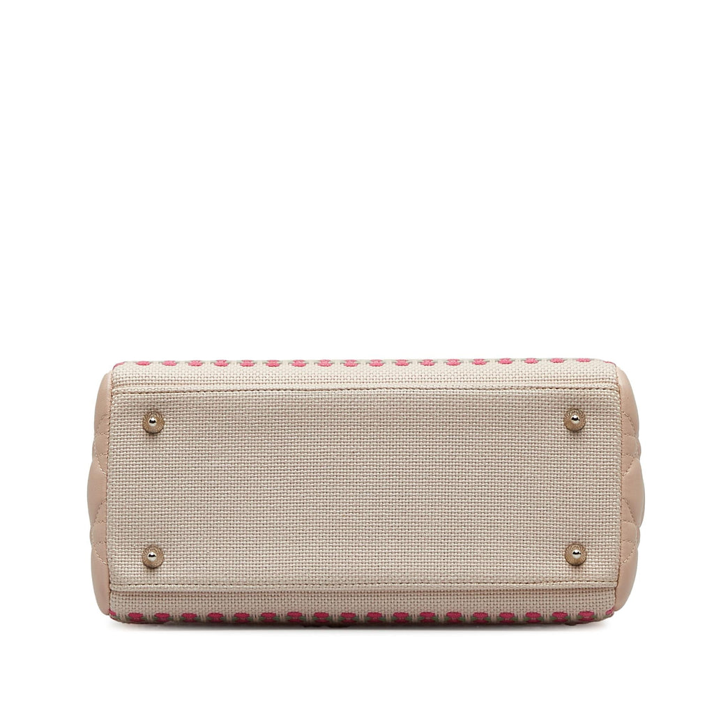 Dior Medium Tweed Lady Dior Satchel (SHG-ZQ8bZF)