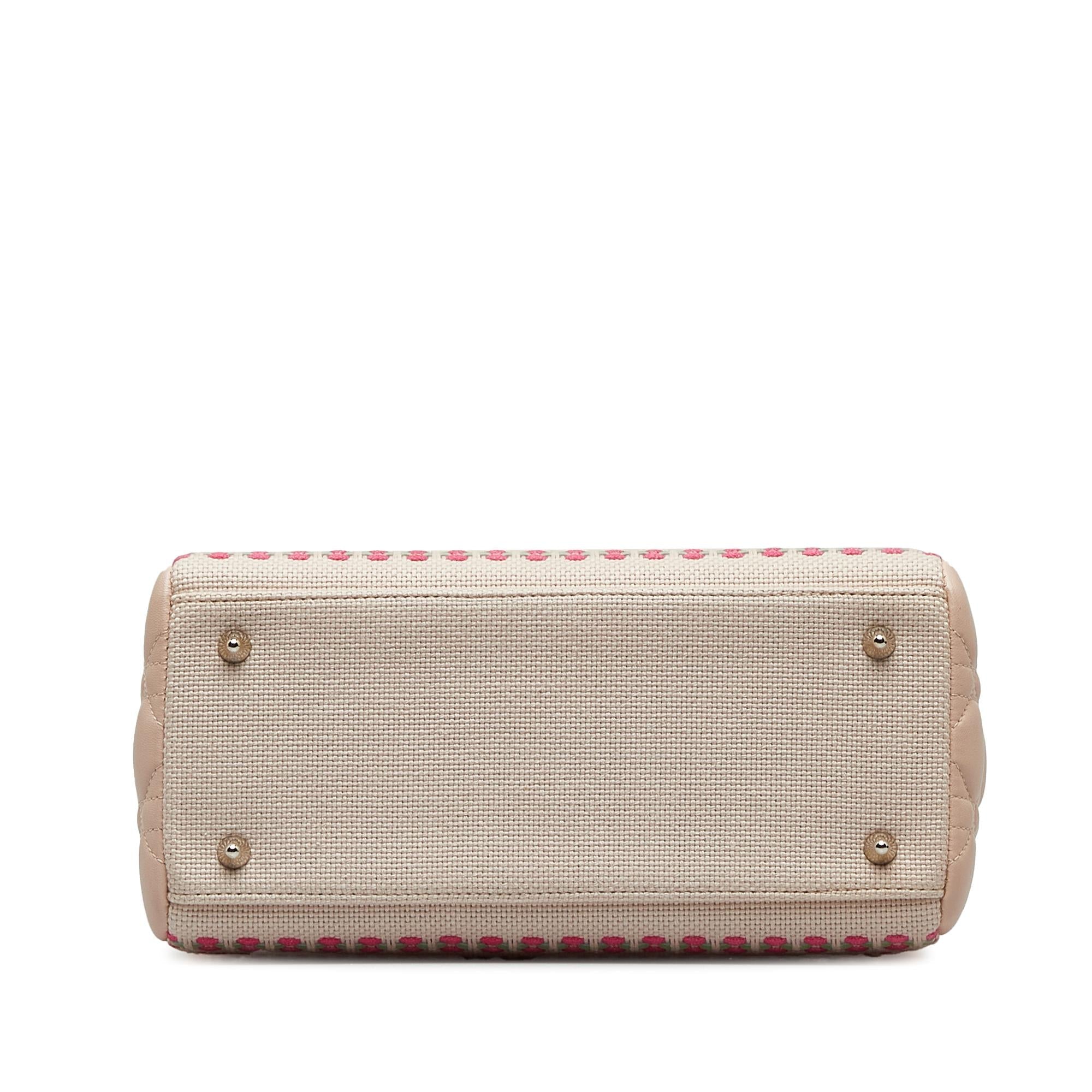 Dior Medium Tweed Lady Dior Satchel (SHG-ZQ8bZF)