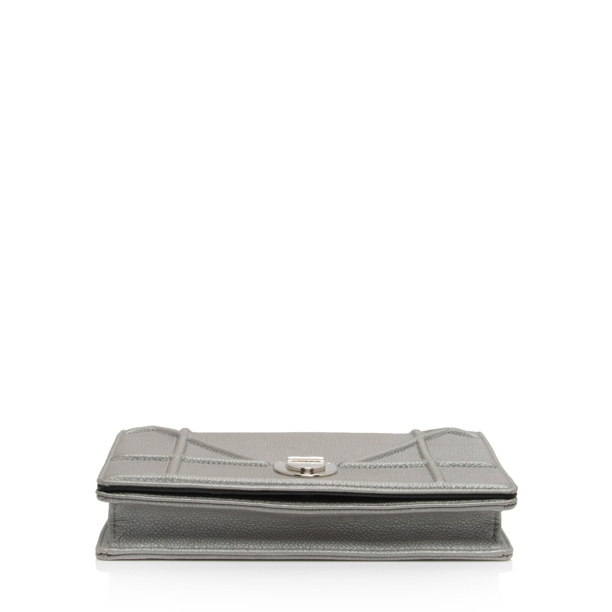 Dior Metallic Calfskin Diorama Wallet on Chain (SHF-gYNgyA)
