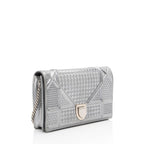 Dior Metallic Calfskin Micro Cannage Diorama Wallet on Chain Bag (SHF-BdR72M)