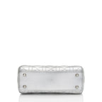 Dior Metallic Leather Lady Dior Small Tote (SHF-4YtjmZ)