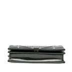 Dior Metallic Patent Microcannage Diorama Wallet on Chain (SHG-PbiarO)
