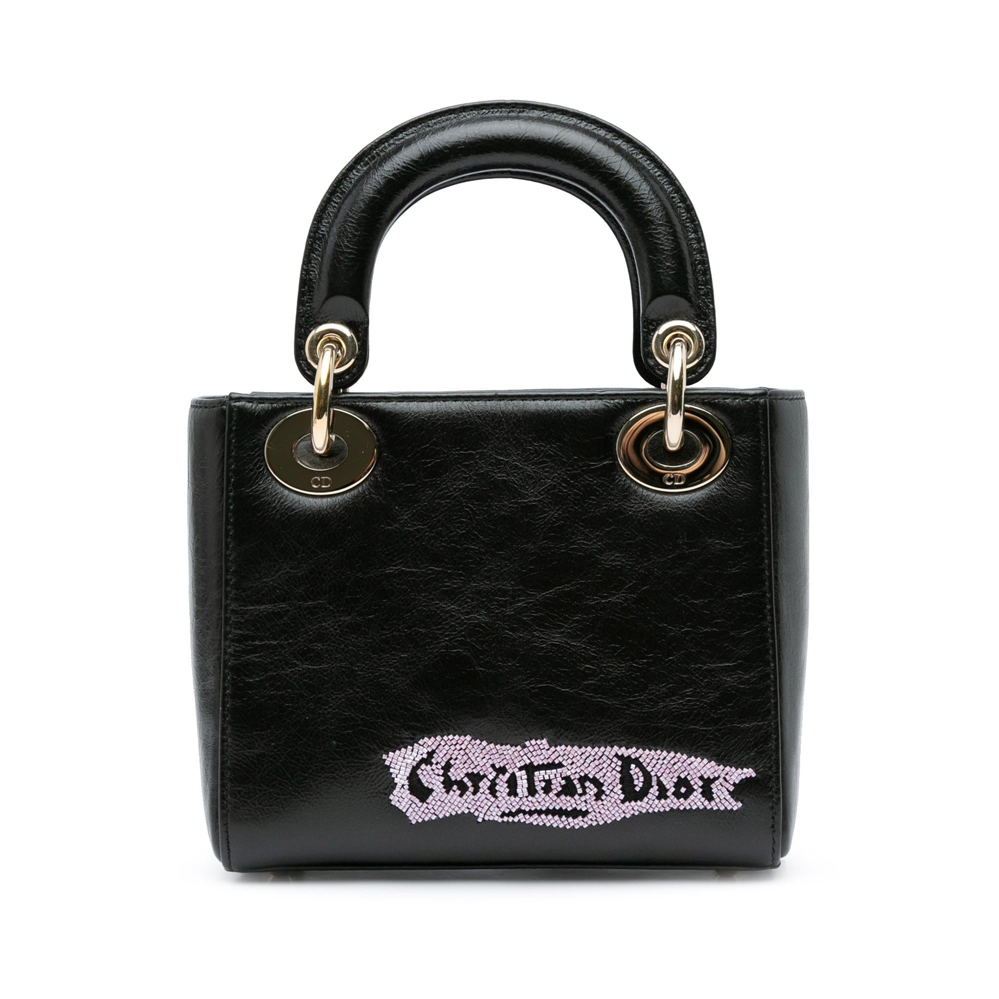 Dior Mini Beaded Calfskin Lady Dior (SHG-ylmaD1)