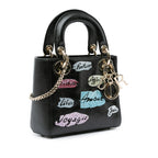 Dior Mini Beaded Calfskin Lady Dior (SHG-ylmaD1)