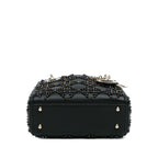 Dior Mini Beaded Lambskin Cannage Lady Dior (SHG-T5wYHY)