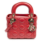 Dior Mini Cannage Lambskin Lady Dior (SHG-prKoEh)
