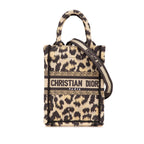 Dior Mini Canvas Mizza Vertical Book Tote (SHG-WUGoS0)