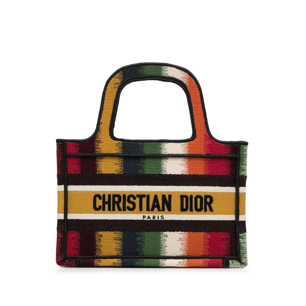 Dior Mini D-Stripes Book Tote (SHG-unDOxS)