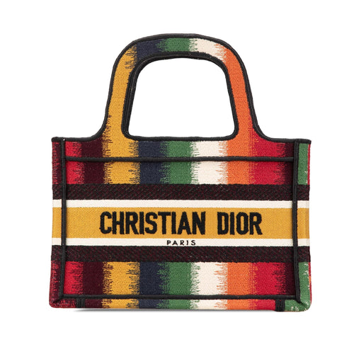 Dior Mini D Stripes Book Tote (SHG-x6wqRr)