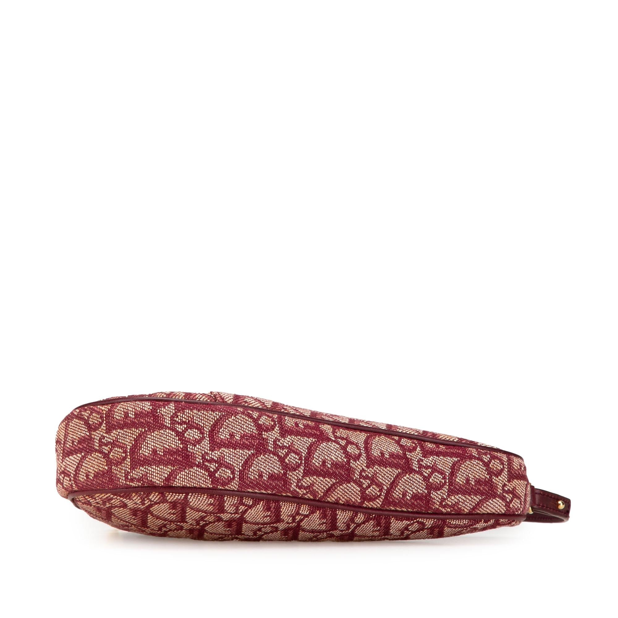 Dior Mini Diorissimo Canvas Saddle Pochette (SHG-AOq1Tb)