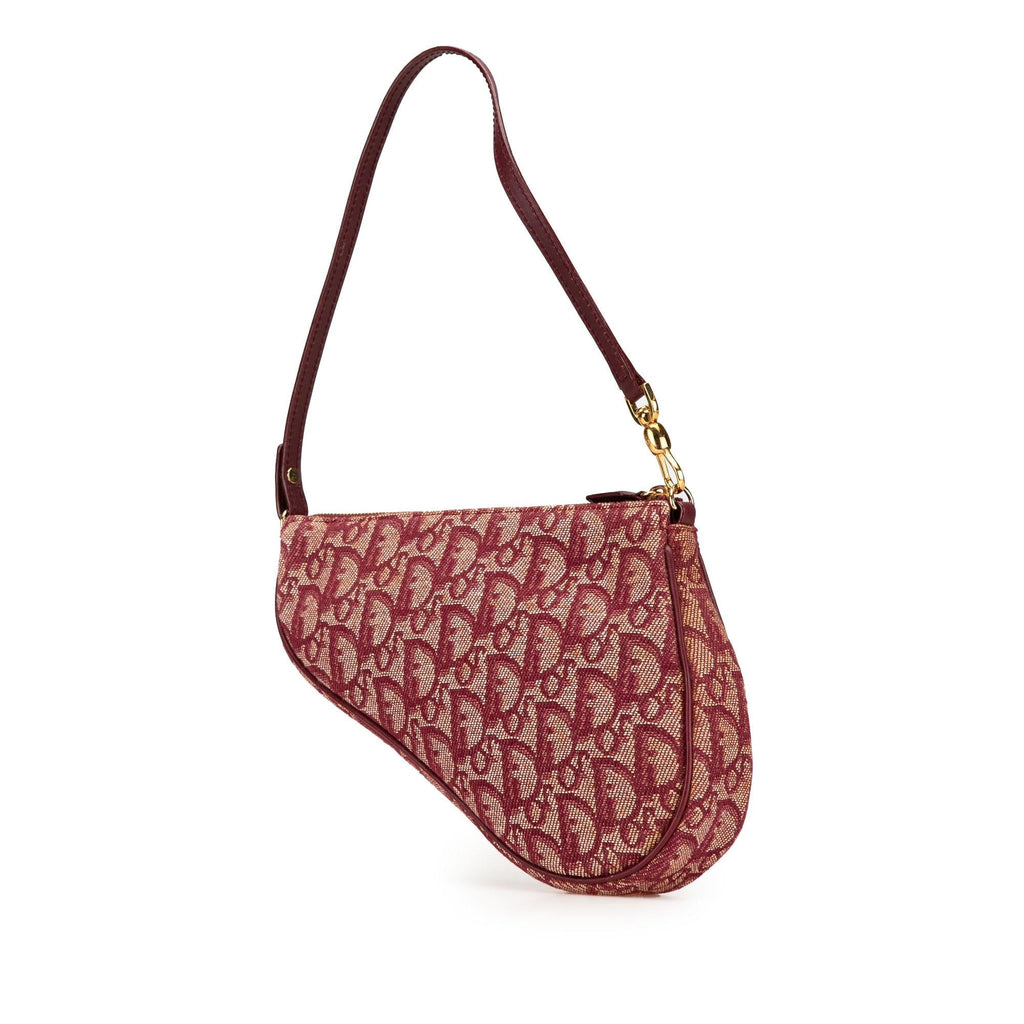 Dior Mini Diorissimo Canvas Saddle Pochette (SHG-AOq1Tb)