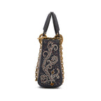 Dior Mini Embroidered Denim Lady Dior (SHG-eSDCMM)