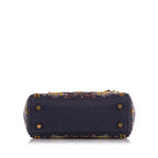 Dior Mini Embroidered Denim Lady Dior (SHG-WlCg5e)