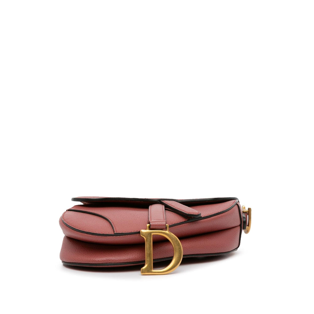 Dior Mini Grained Calfskin Saddle Bag (SHG-fpraI5)