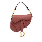 Dior Mini Grained Calfskin Saddle Bag (SHG-fpraI5)