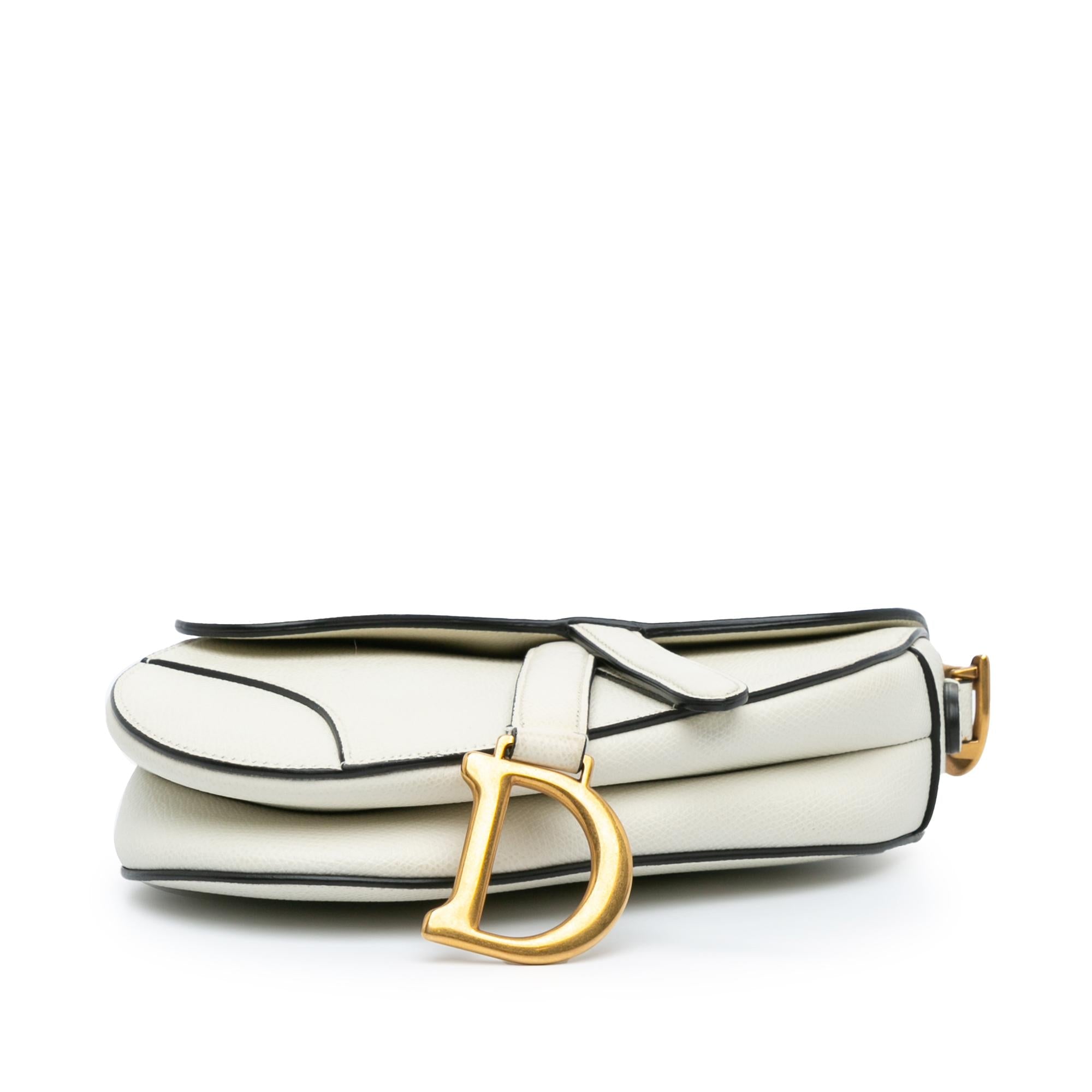 Dior Mini Grained Calfskin Saddle Bag (SHG-ZkDU07)