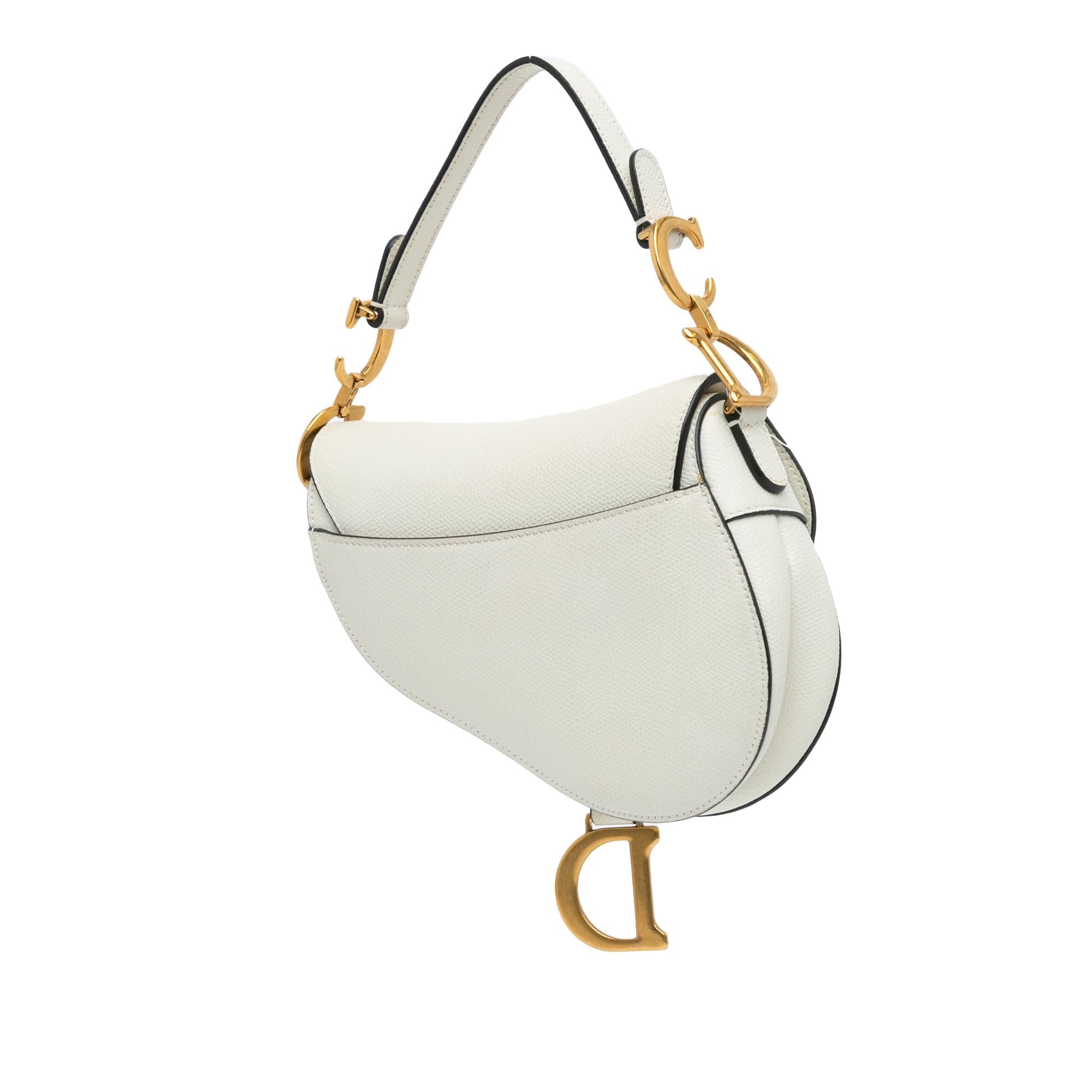 Dior Mini Grained Calfskin Saddle Bag (SHG-ZkDU07)