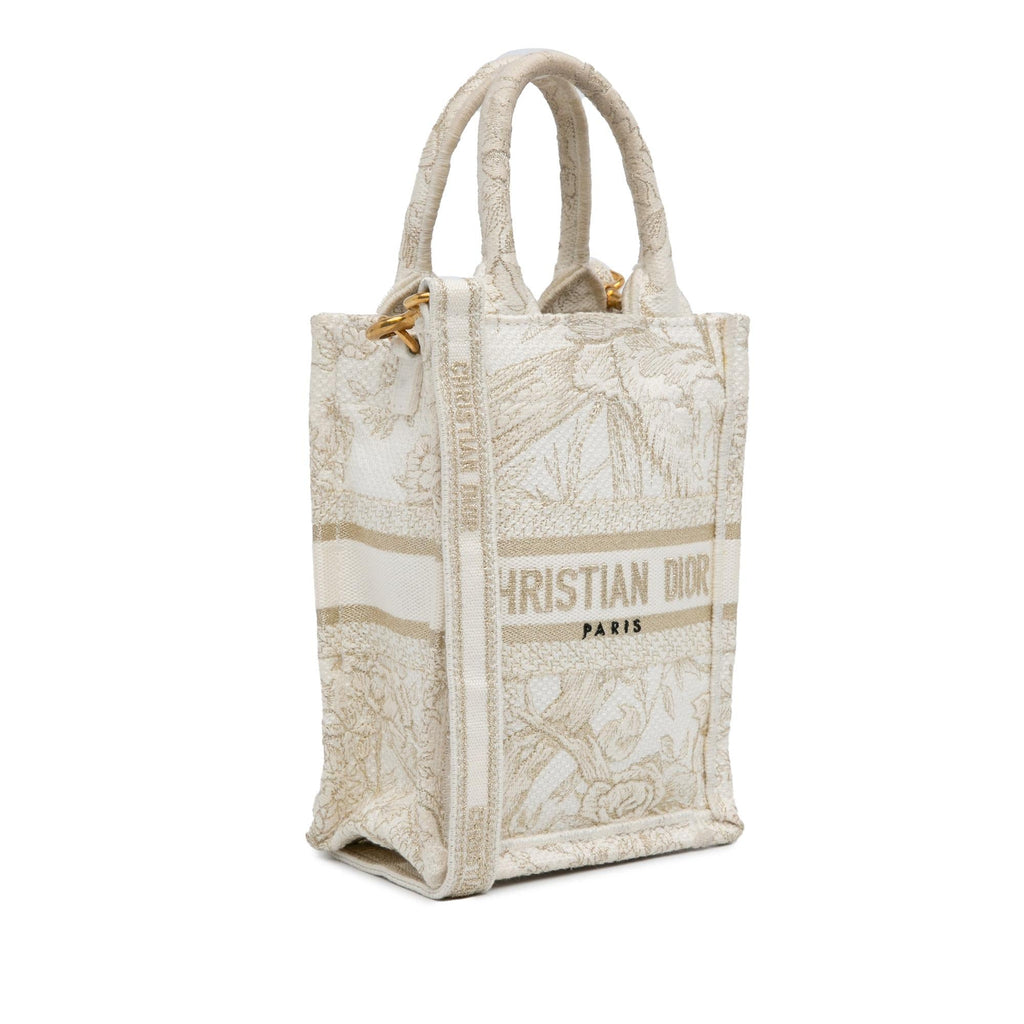 Dior Mini Jardin D'Hiver Vertical Book Tote (SHG-nTO8ze)