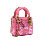 Dior Mini Lady Dior Embroidered Mosaic of Mirrors (SHG-VLVCzG)