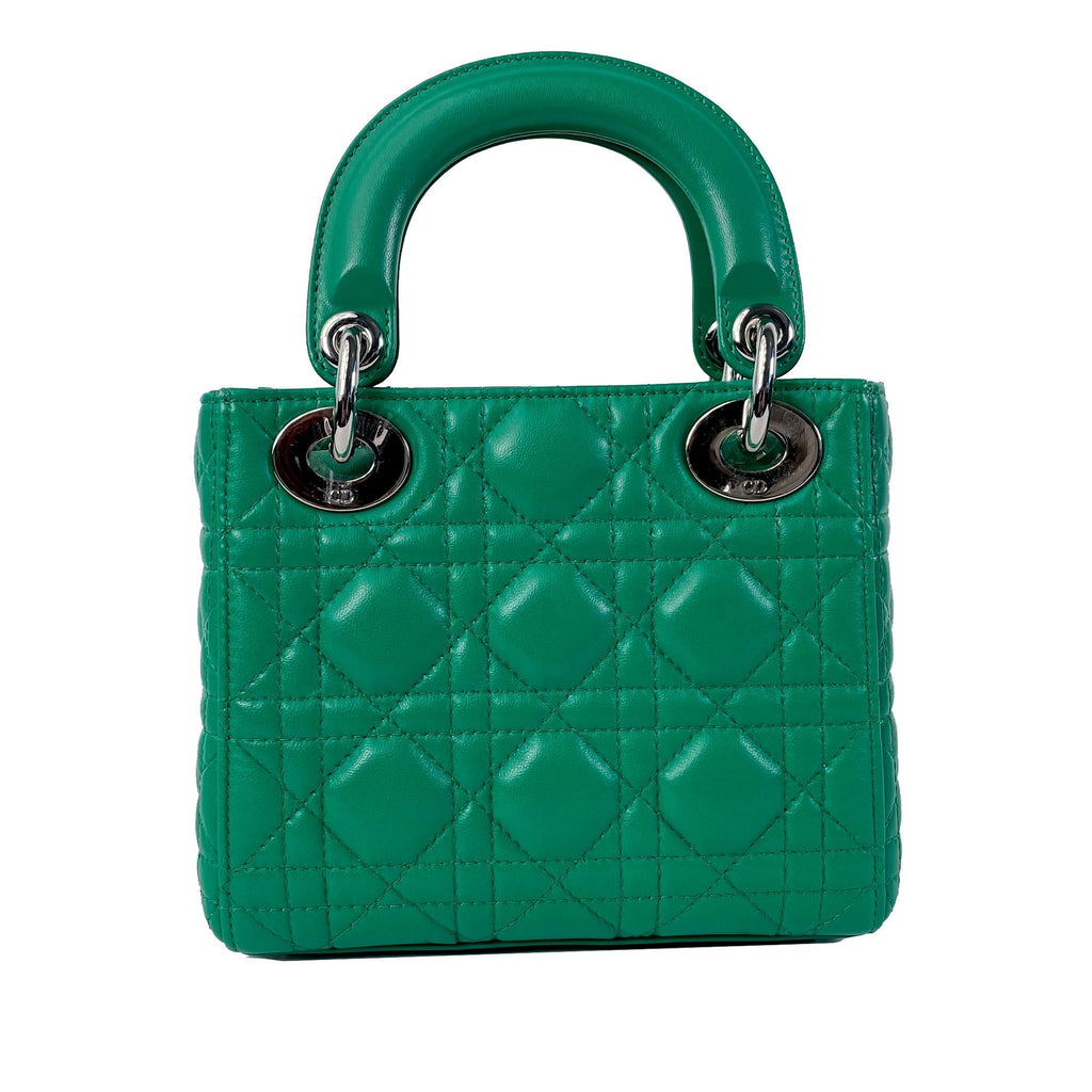 Dior Mini Lambskin Cannage Lady Dior (SHG-UyMeOy)