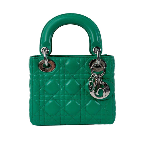 Dior Mini Lambskin Cannage Lady Dior (SHG-UyMeOy)