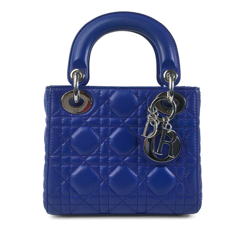 Dior Mini Lambskin Cannage Lady Dior (SHG-YdqZYX)
