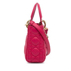 Dior Mini Lambskin Cannage Lady Dior (SHG-wGrjFc)