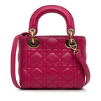 Dior Mini Lambskin Cannage Lady Dior (SHG-hmS7oy)