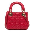 Dior Mini Lambskin Cannage Lady Dior (SHG-xpSv3N)