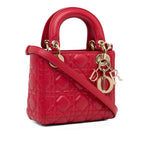 Dior Mini Lambskin Cannage Lady Dior (SHG-xpSv3N)